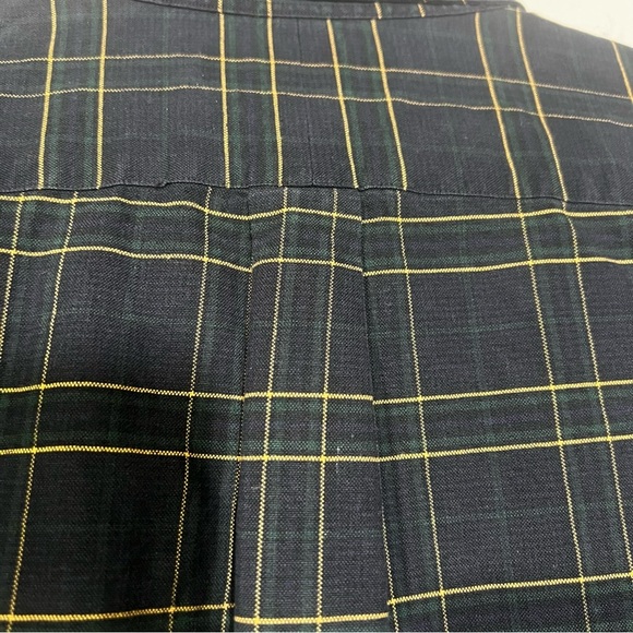 Polo Ralph Lauren Button Down Shirt Plaid Navy Green Yellow Size XL Pony - Picture 8 of 8